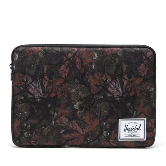 Yaprak Desen Gri Kamuflaj Herschel Anchor Suya Dayanıklı Kumaş 16" Laptop Kılıfı