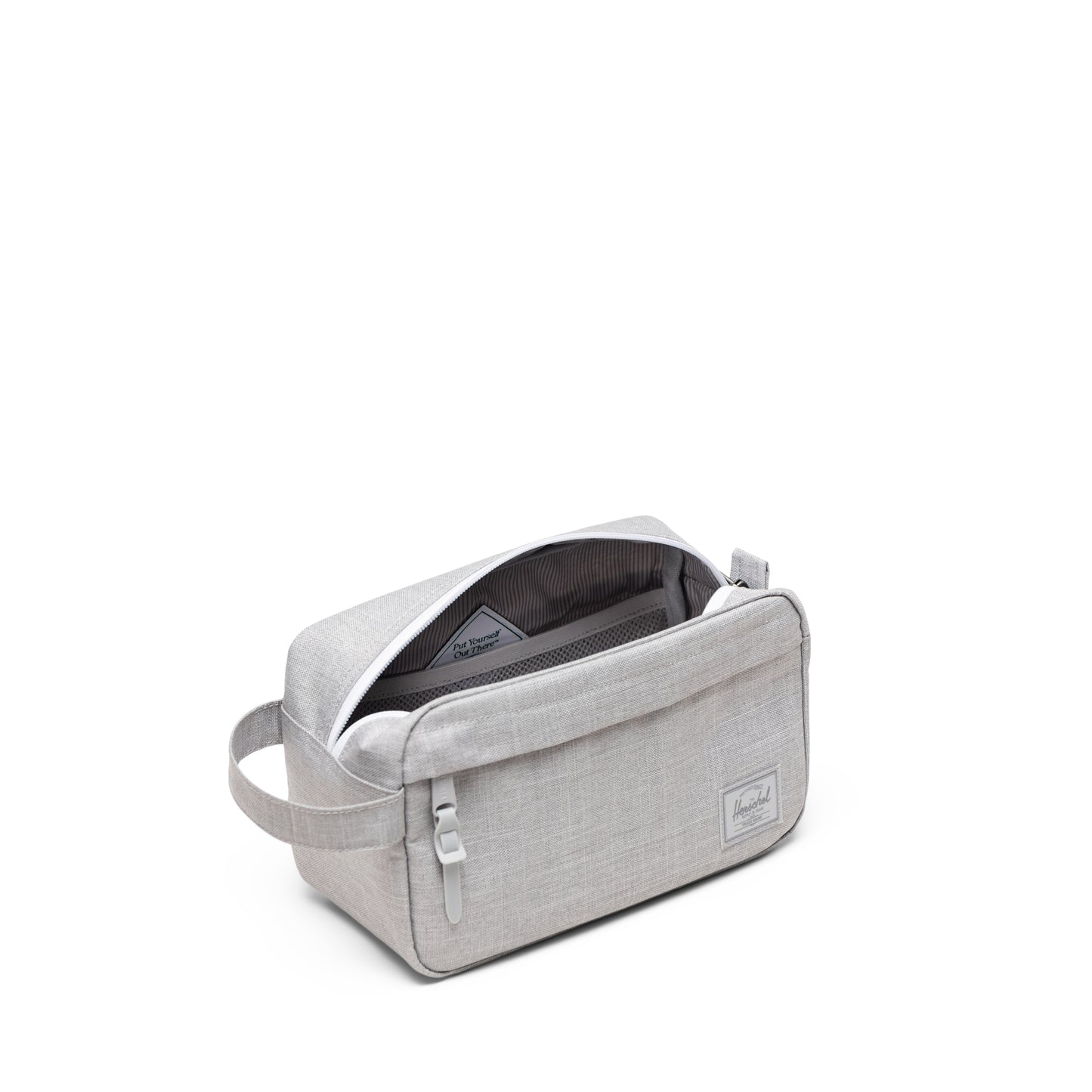 Kırçıllı Keten Gri Herschel Chapter Suya Dayanıklı Kumaş Düzenliyici Seyahat Kiti, Bakım ve El Çantası, 5 L