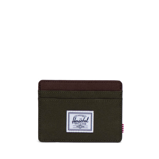 Haki - Kahverengi Herschel Charlie RFID Korumalı Kartlık