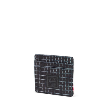 Grid Siyah Herschel Charlie RFID Korumalı Kartlık
