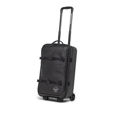 Siyah Herschel Hybrid Roller Dört Mevsim Kumaş ve Dayanıklı Gövde Kabin Boy Valiz, 41 L