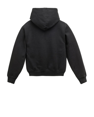 Siyah Herschel Basic Kadın Pamuklu Kapüşonlu Sweatshirt