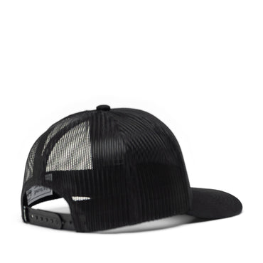 Siyah Herschel Whaler Cotton Mesh Spor Şapka