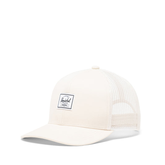 Vintage Beyaz Herschel Whaler Cotton Mesh Spor Şapka