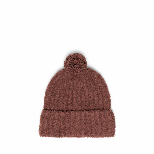 Bitter Kahve Herschel Boucle Pom Solid Ponponlu Yumuşak Örgü Bere