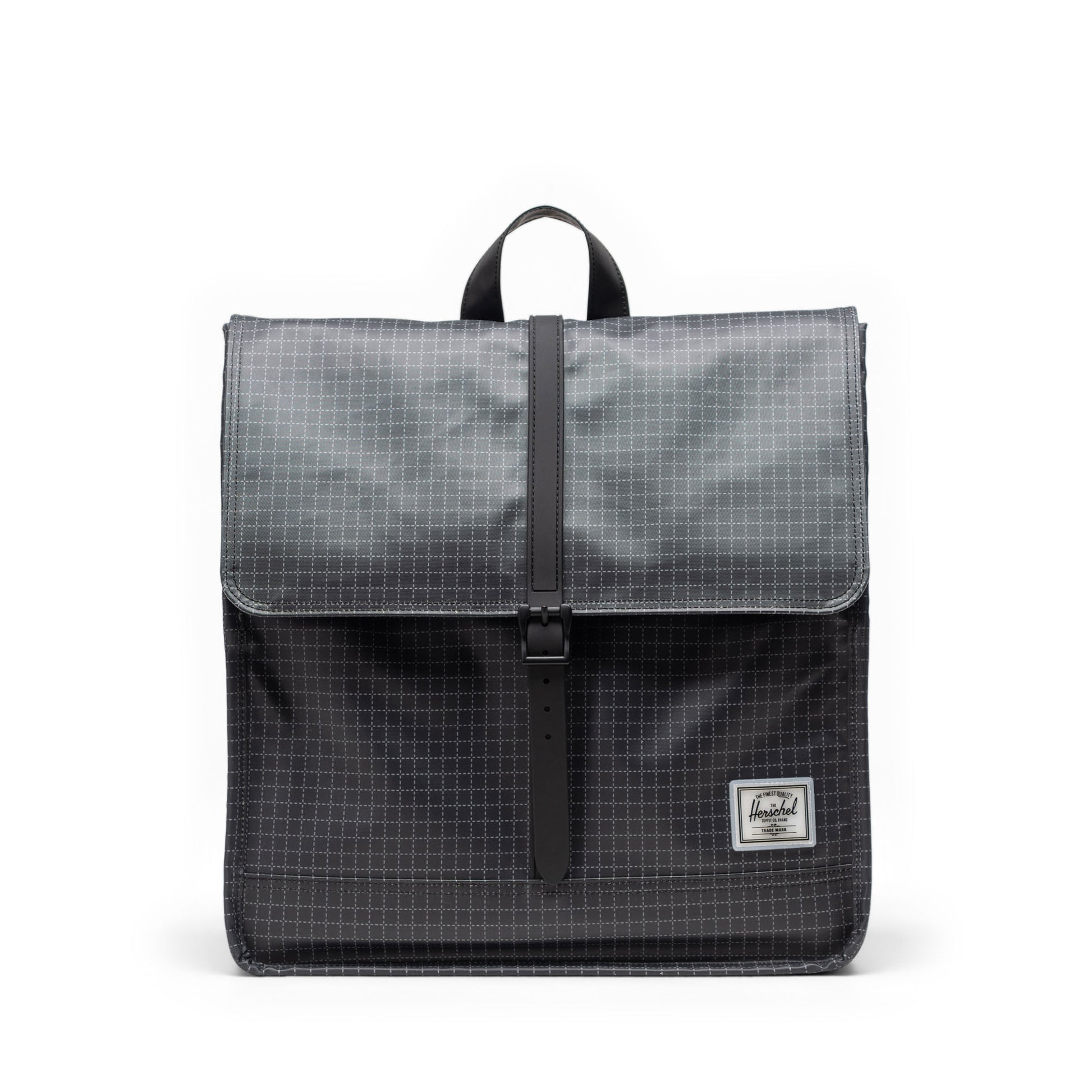 Grid Siyah Herschel City Suya Dayanıklı Sırt Çantası