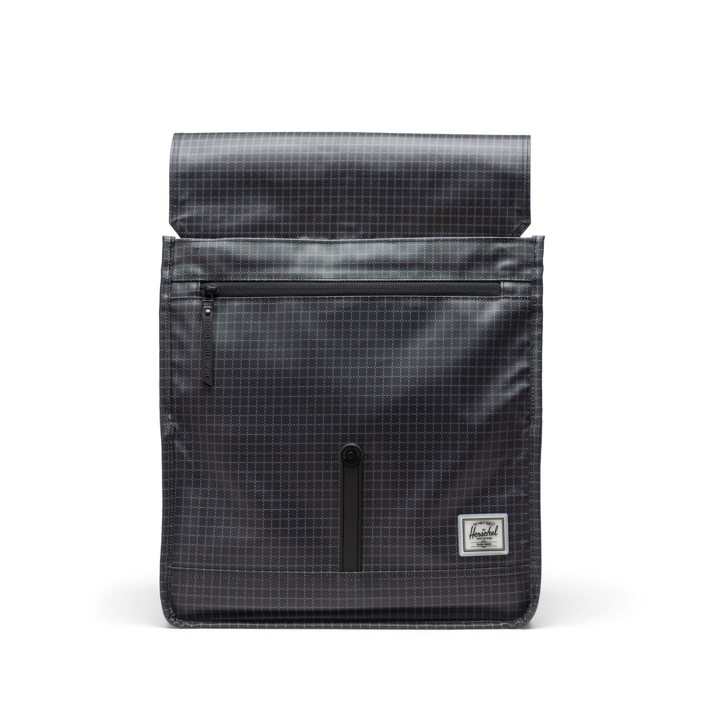 Grid Siyah Herschel City Suya Dayanıklı Sırt Çantası