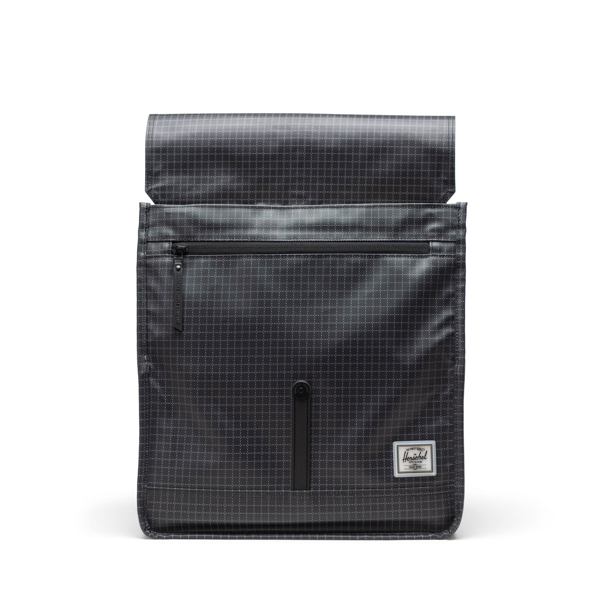 Grid Siyah Herschel City Suya Dayanıklı Sırt Çantası