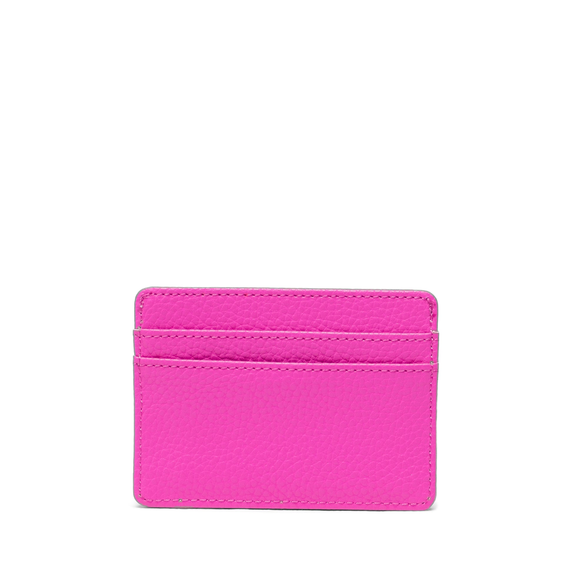 Canlı Pembe Herschel Charlie Rfıd Korumalı Vegan Deri Kartlık