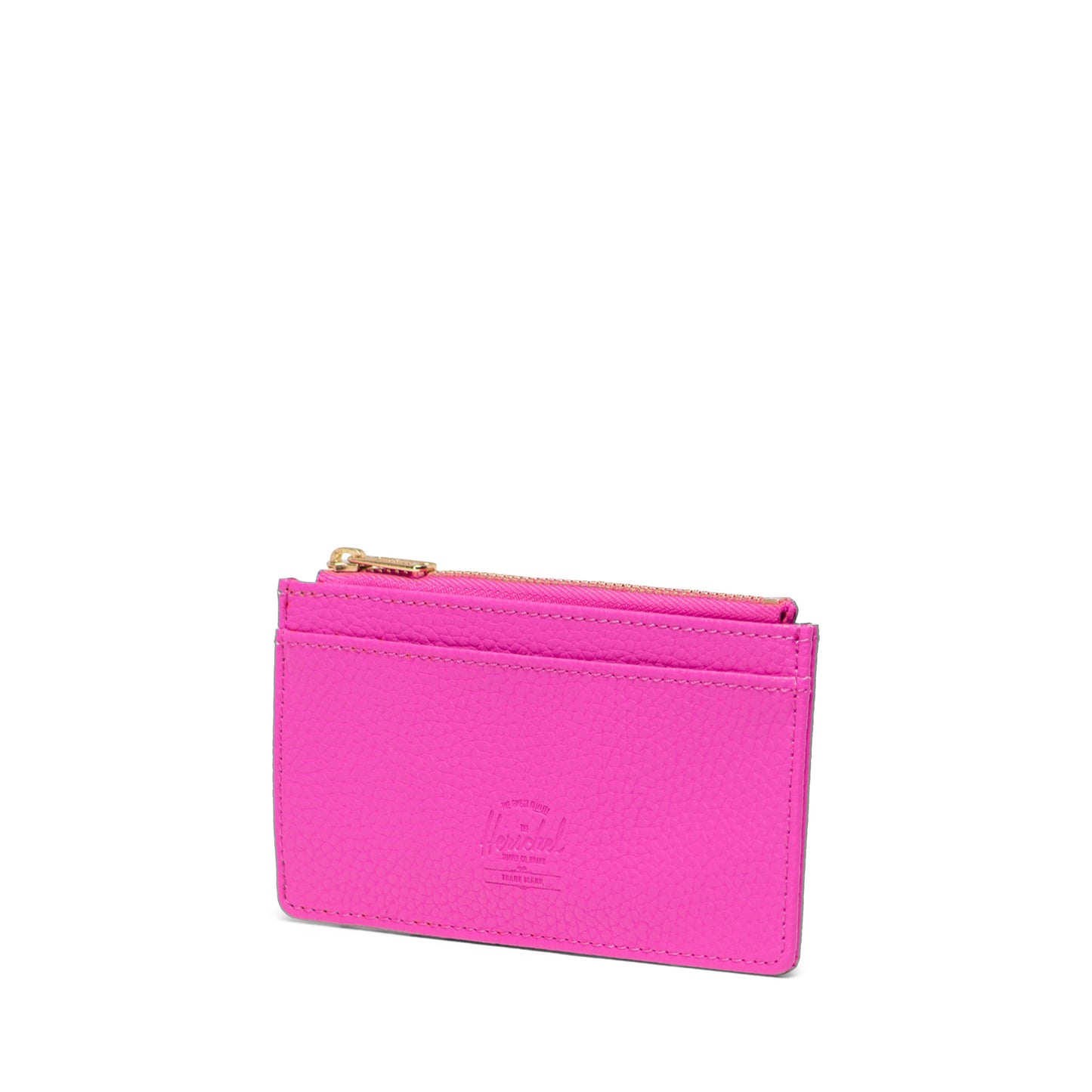Canlı Pembe Herschel Oscar Büyük Vegan Deri Kartlık
