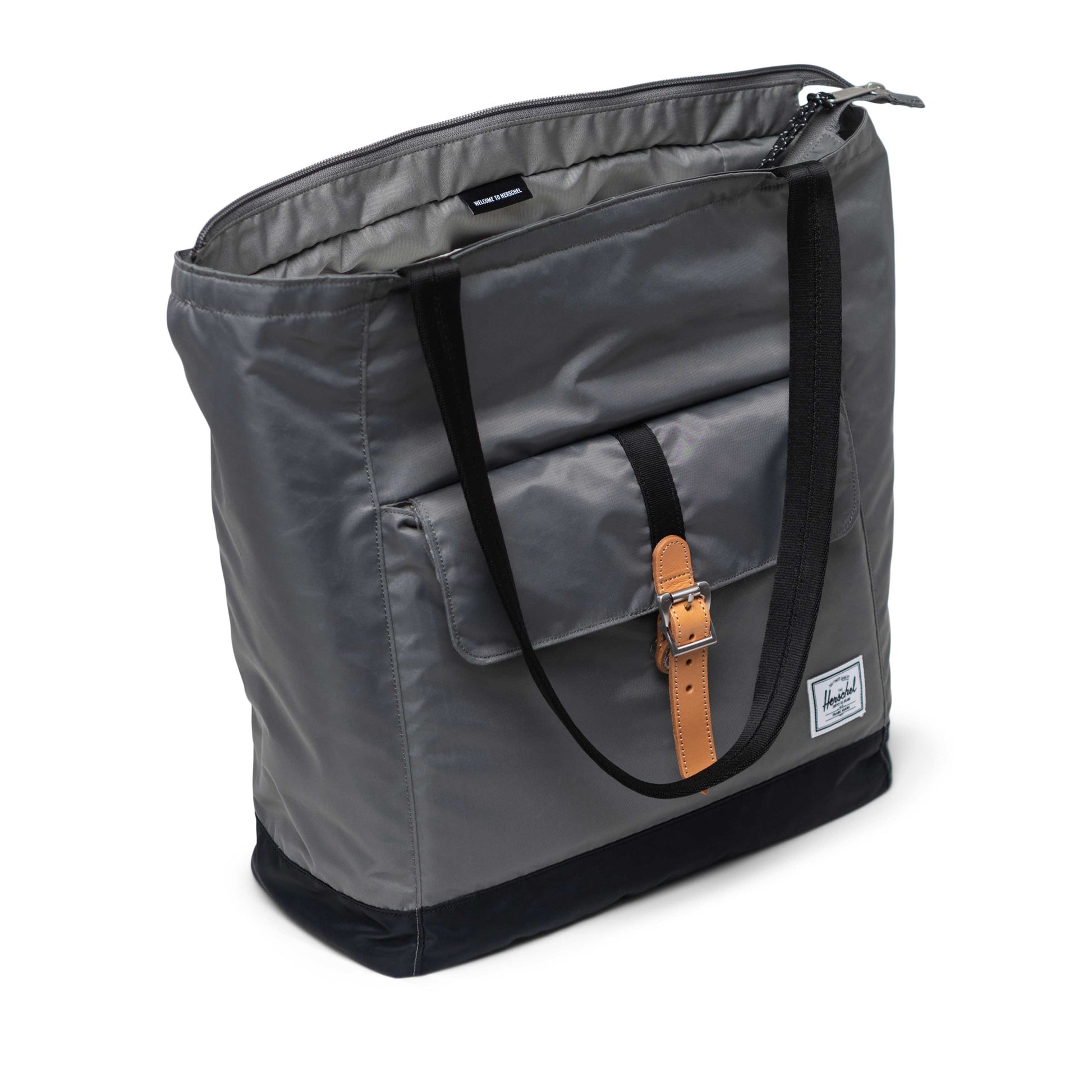 Koyu Gri - Siyah Herschel Retreat Tote Omuz Çantası Omuz Çantası