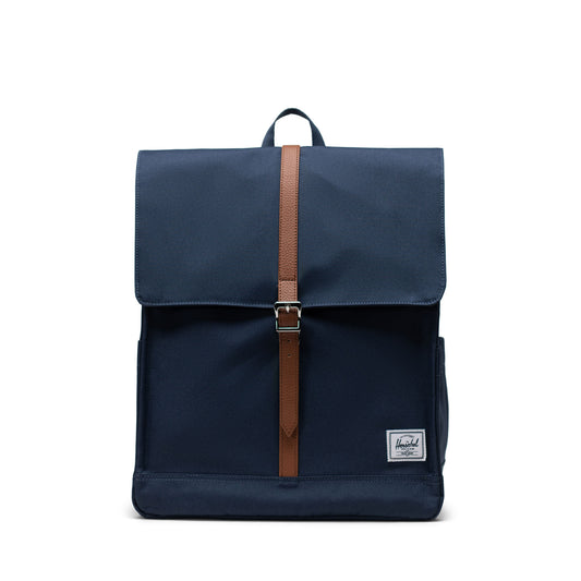 Lacivert Herschel City Mıknatıs Kapamalı Sırt Çantası