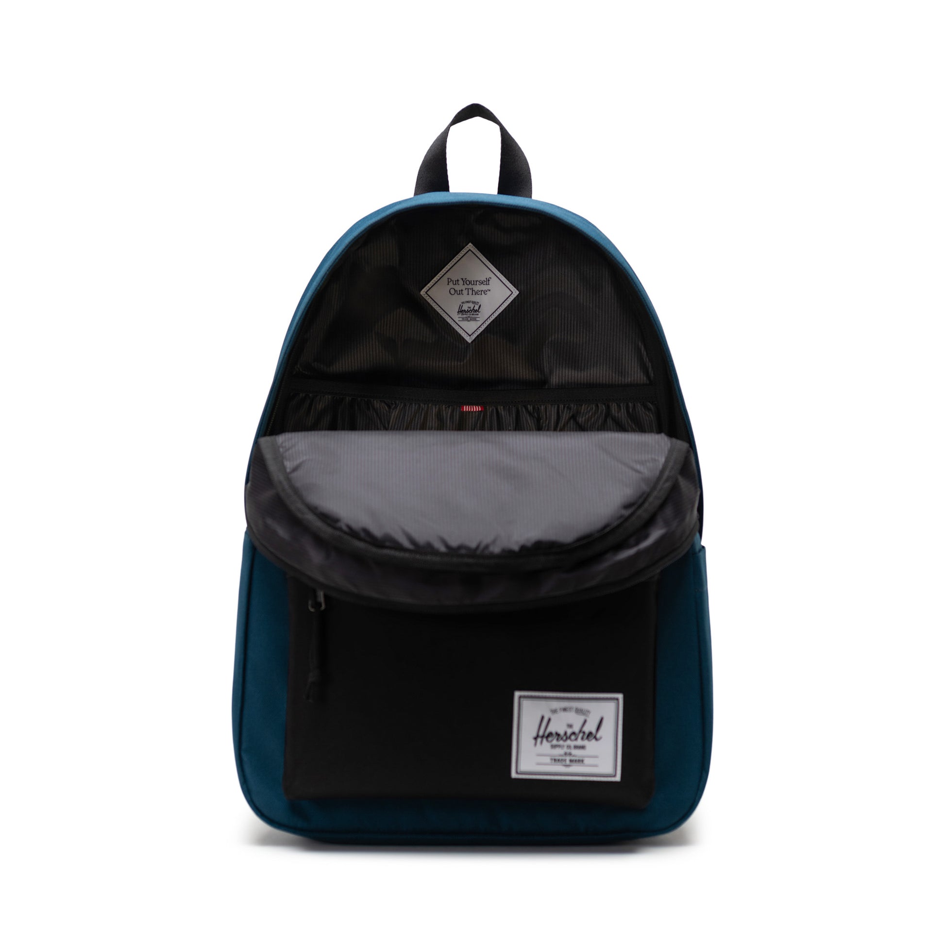 Siyah Detaylı Mavi Herschel Classic XL Sırt Çantası