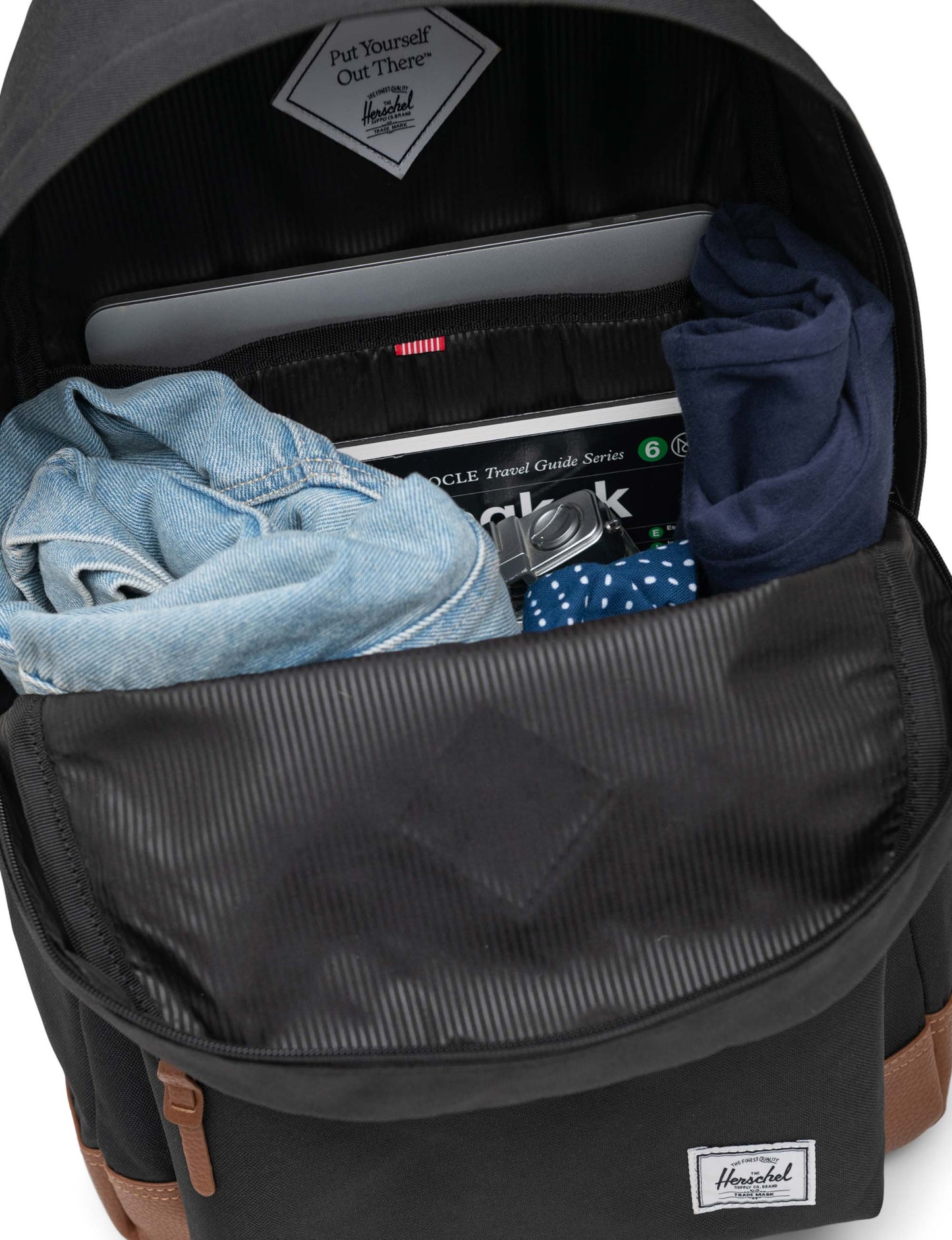 Siyah-Taba Herschel Heritage Sırt Çantası