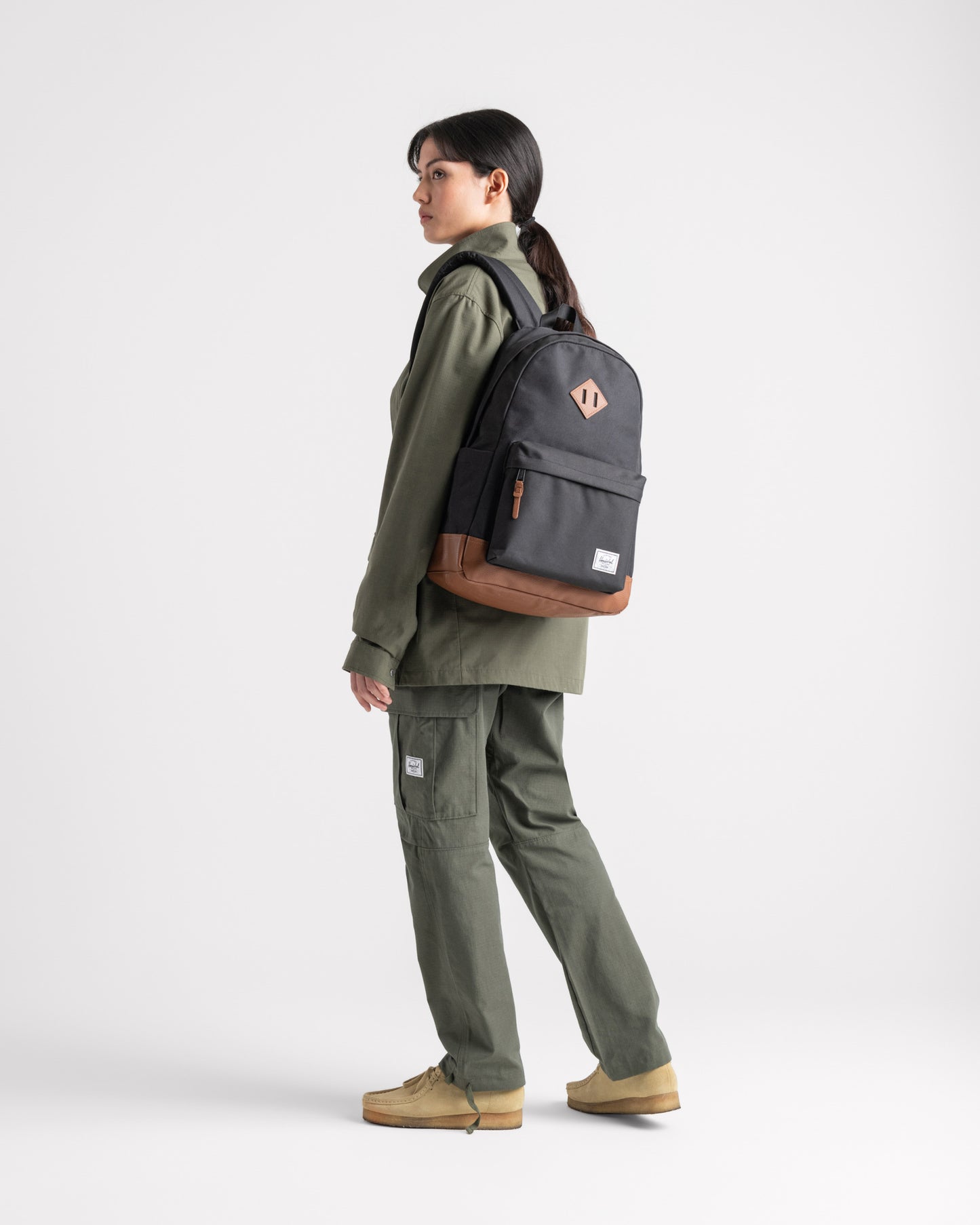 Siyah-Taba Herschel Heritage Sırt Çantası