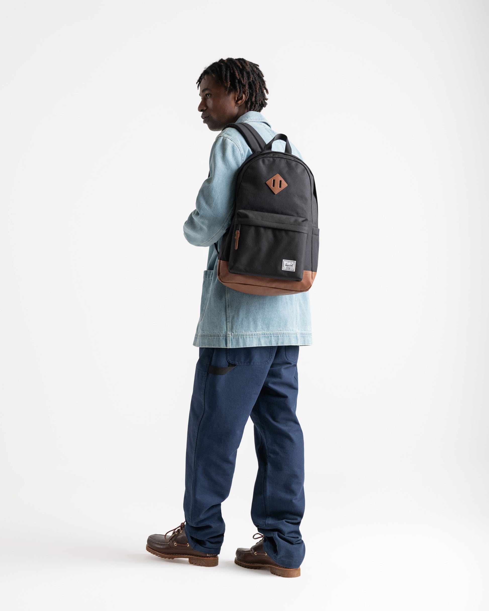 Siyah-Taba Herschel Heritage Sırt Çantası
