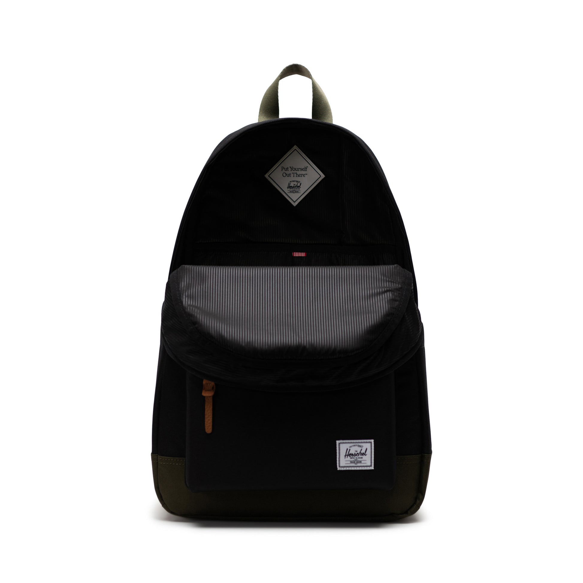 Siyah - Yeşil Herschel Heritage Sırt Çantası