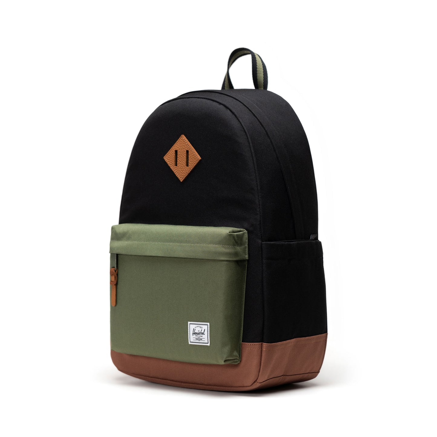Siyah - Canlı Yeşil - Taba Herschel Heritage Sırt Çantası