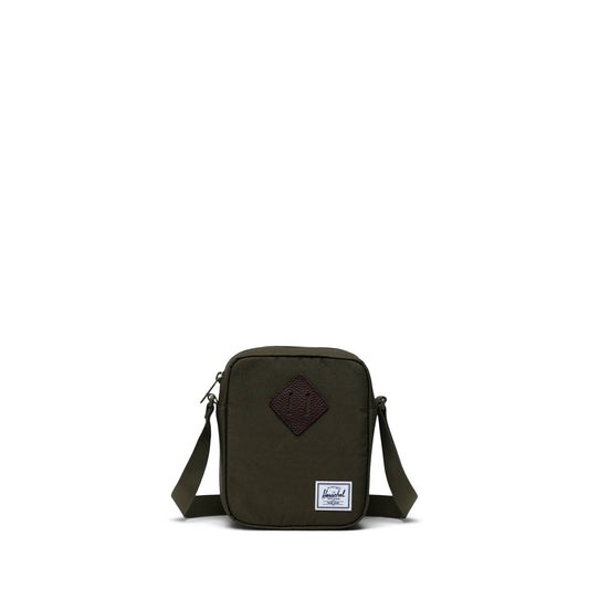 Haki Herschel Heritage Su İtici Kumaş Çapraz Çanta, 2.5 L