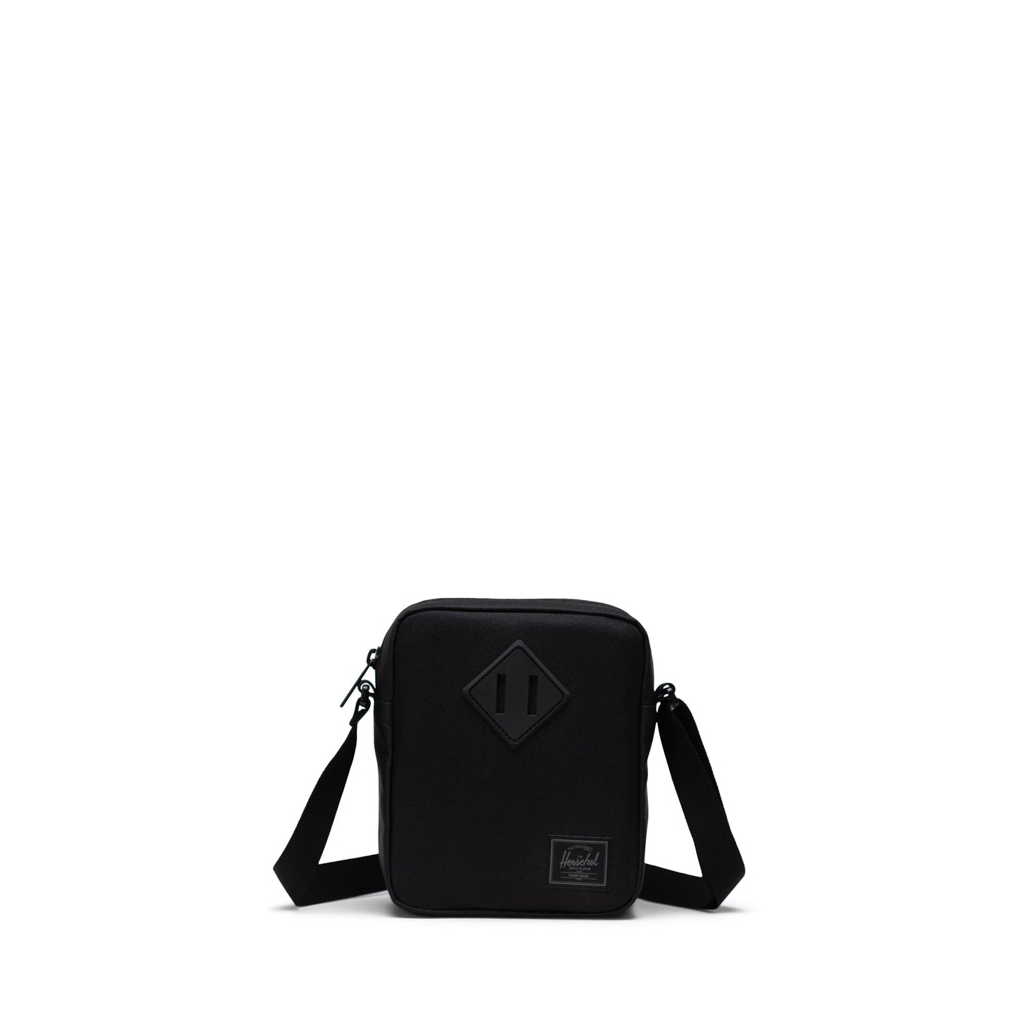 Siyah Tonal Herschel Heritage Su İtici Kumaş Çapraz Çanta, 2.5 L