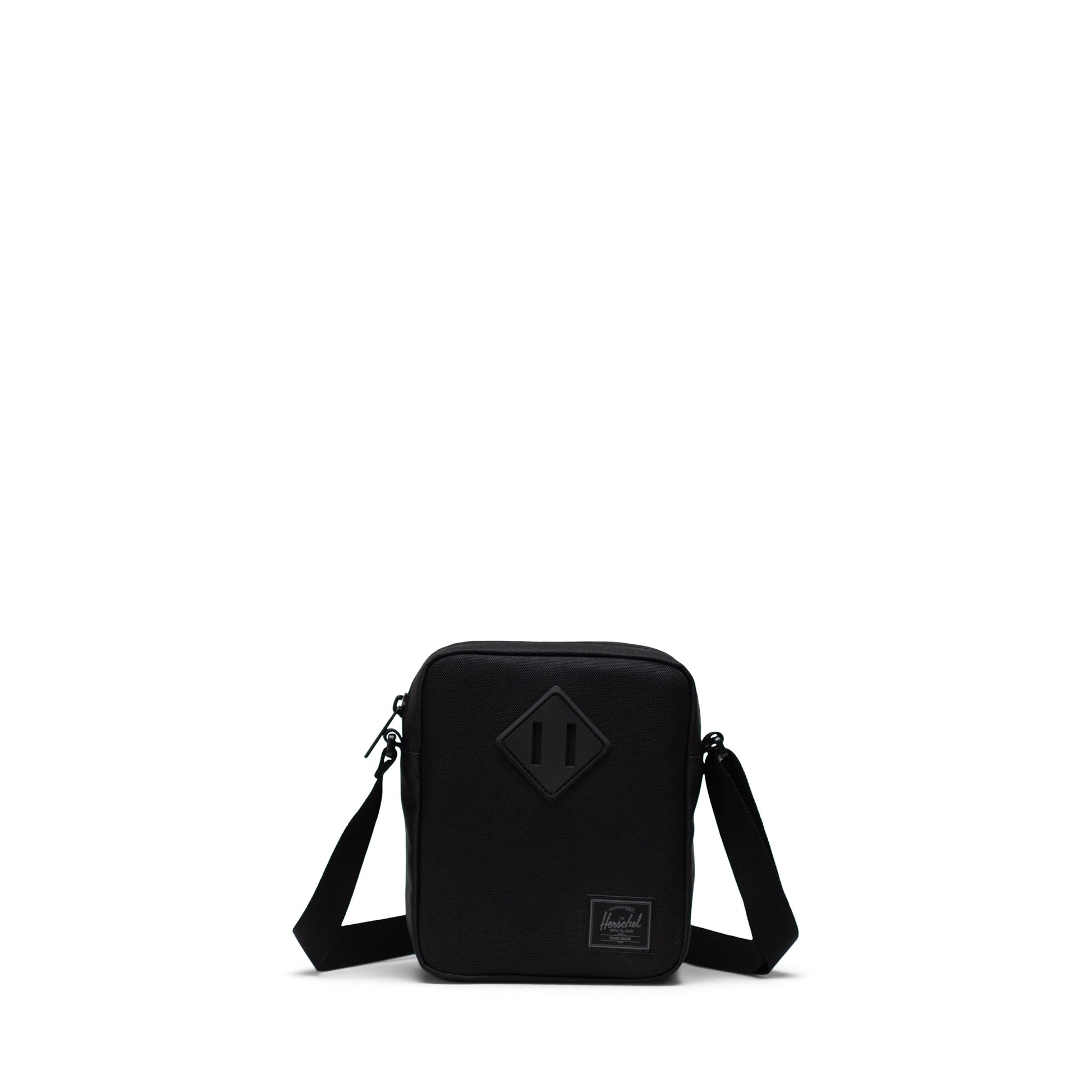 Siyah Tonal Herschel Heritage Su İtici Kumaş Çapraz Çanta, 2.5 L