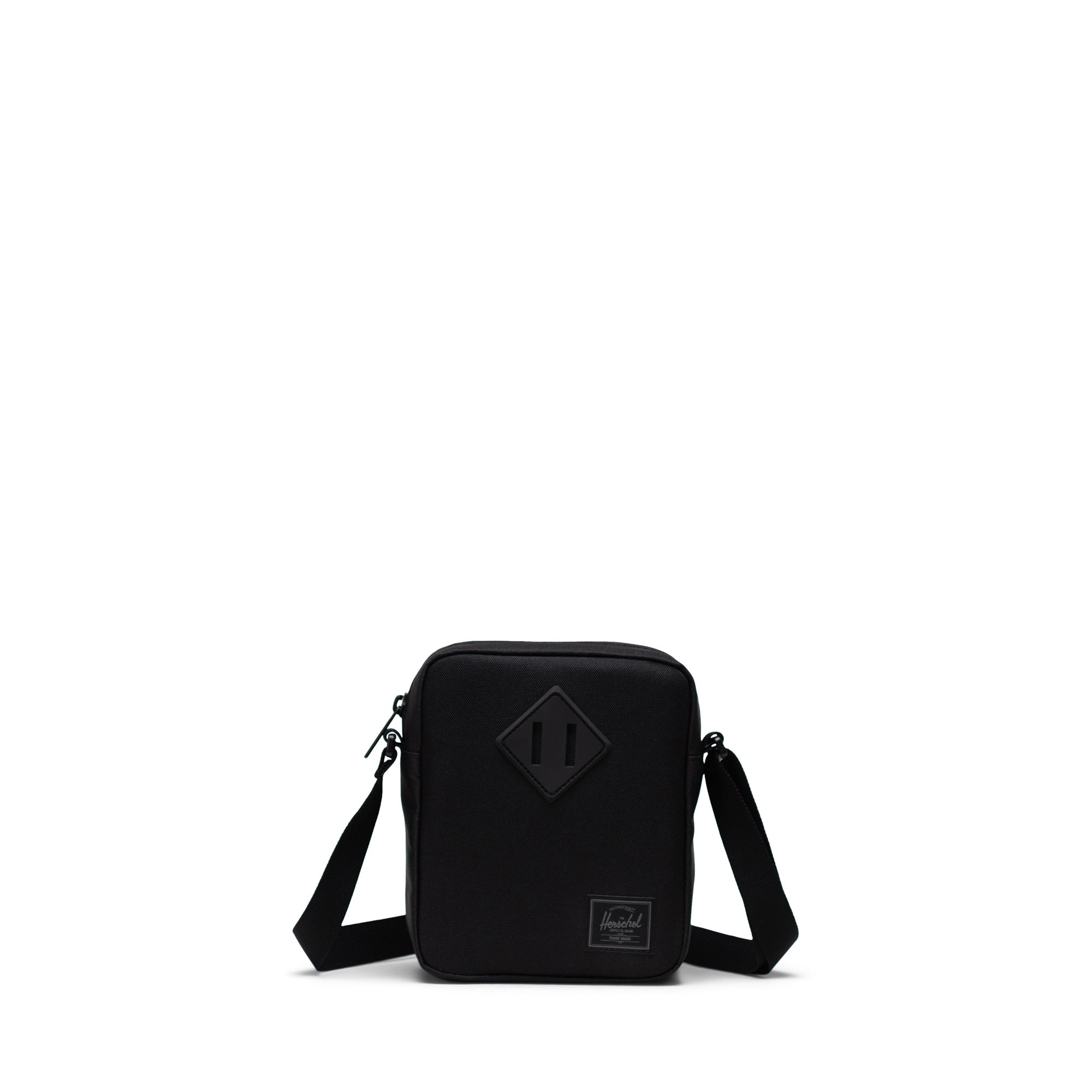 Siyah Tonal Herschel Heritage Su İtici Kumaş Çapraz Çanta, 2.5 L