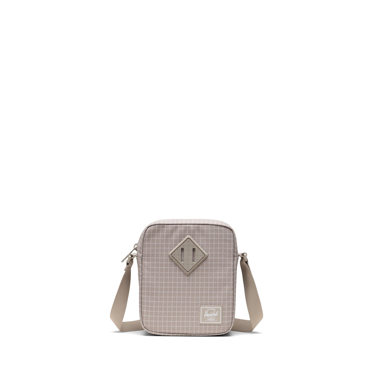 Grid Gri Herschel Heritage Su İtici Kumaş Çapraz Çanta, 2.5 L