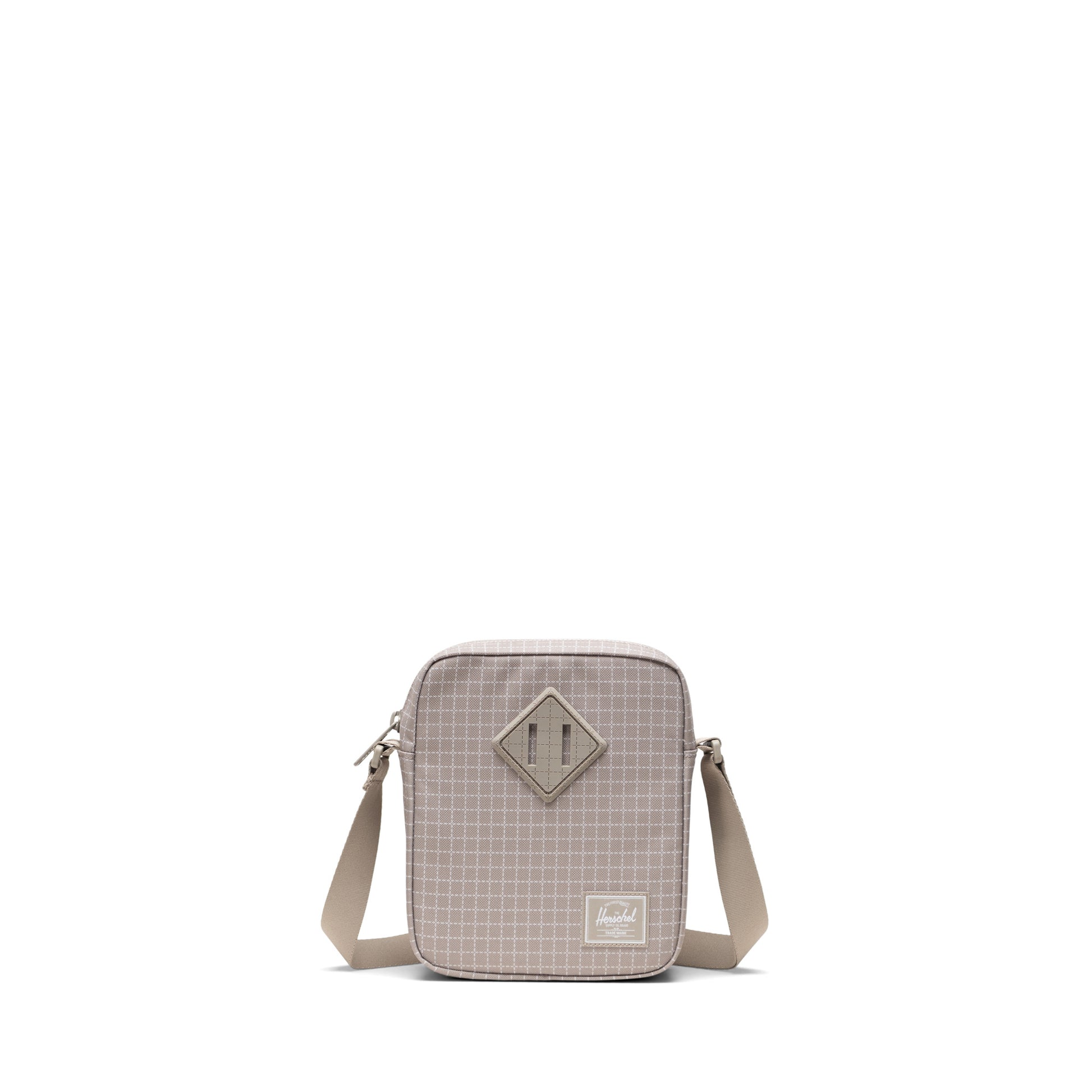 Grid Gri Herschel Heritage Su İtici Kumaş Çapraz Çanta, 2.5 L