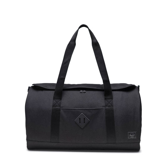 Siyah Tonal Herschel Heritage Duffle Su İtici Kumaş Seyahat ve Spor Çantası, 40 L