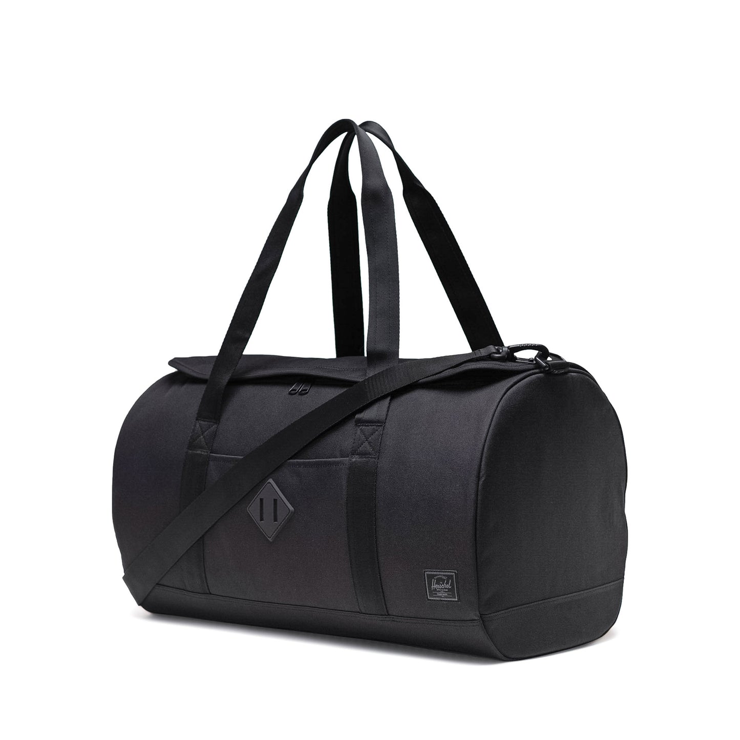 Siyah Tonal Herschel Heritage Duffle Su İtici Kumaş Seyahat ve Spor Çantası, 40 L