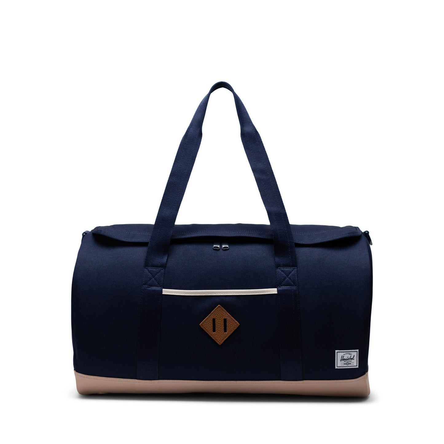 Lacivert - Vizon Herschel Heritage Duffle Su İtici Kumaş Seyahat ve Spor Çantası, 40 L