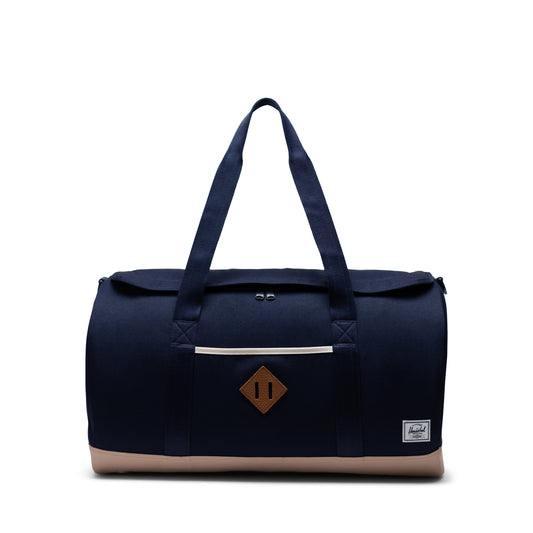 Lacivert - Vizon Herschel Heritage Duffle Su İtici Kumaş Seyahat ve Spor Çantası, 40 L