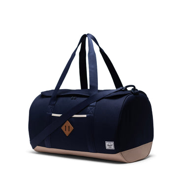 Lacivert - Vizon Herschel Heritage Duffle Su İtici Kumaş Seyahat ve Spor Çantası, 40 L