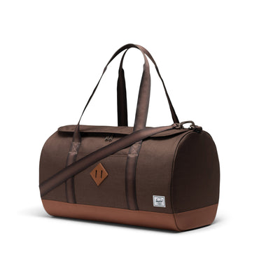 Dokulu Kahve - Taba Herschel Heritage Duffle Su İtici Kumaş Seyahat ve Spor Çantası, 40 L