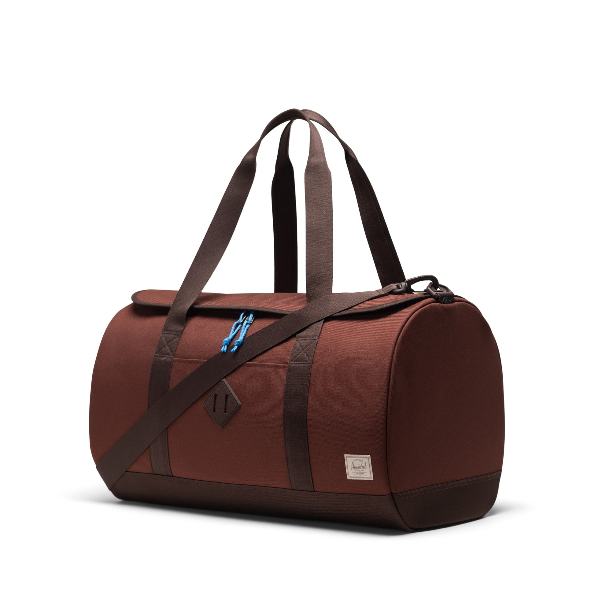 Koyu Kahve Herschel Heritage Duffle Su İtici Kumaş Seyahat ve Spor Çantası, 40 L
