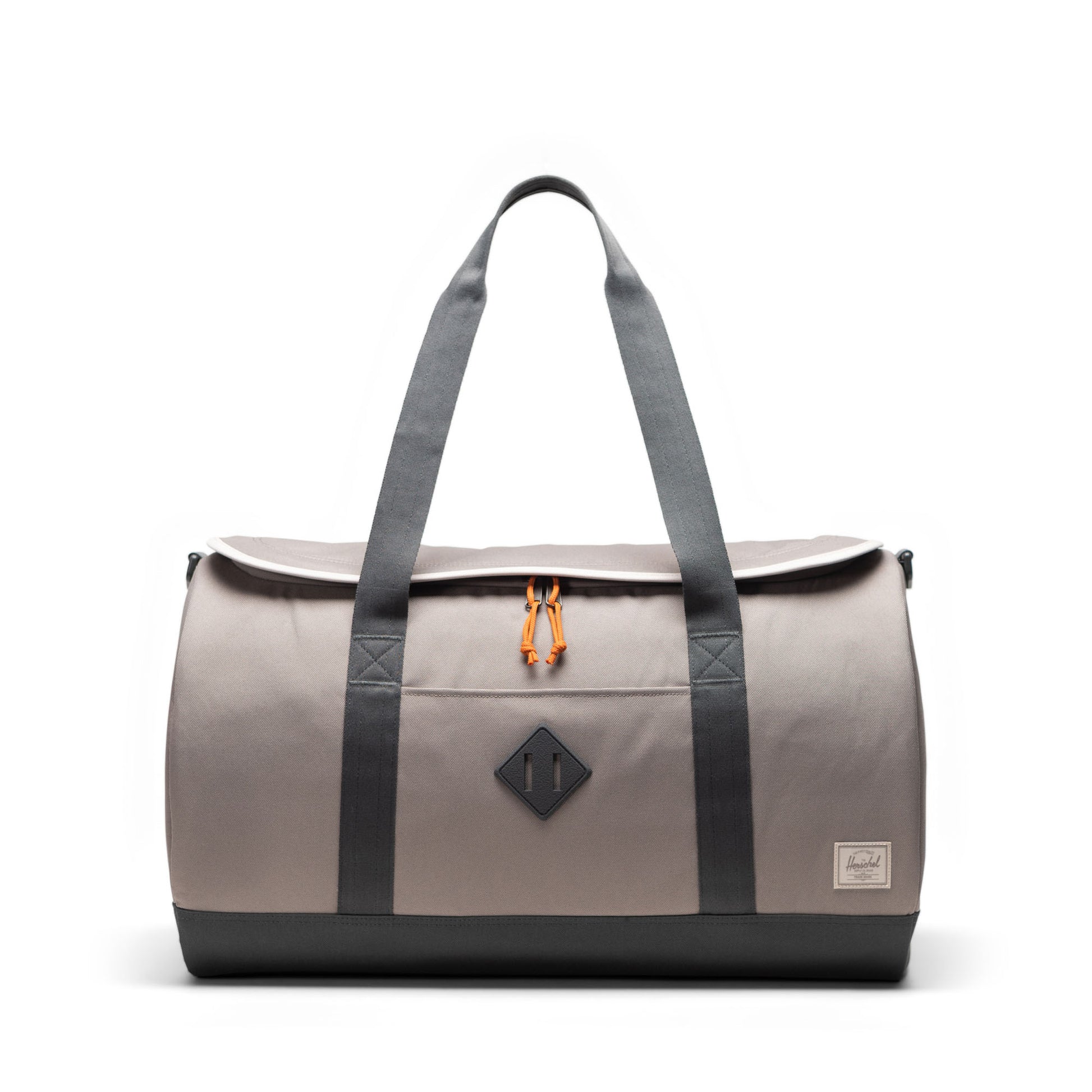 Gri Antrasit Herschel Heritage Duffle Su İtici Kumaş Seyahat ve Spor Çantası, 40 L