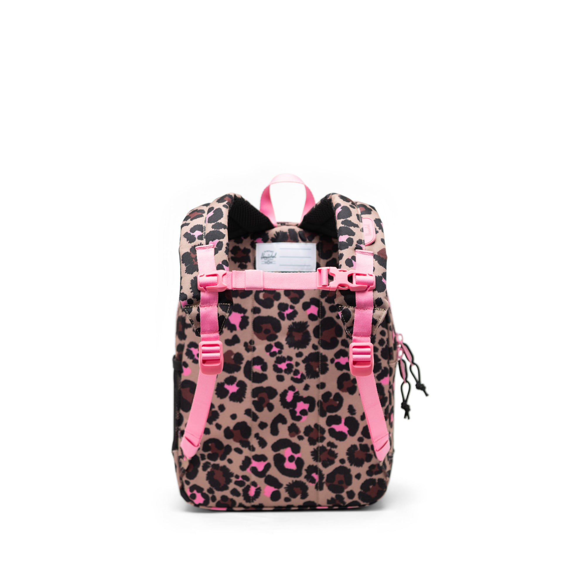 Pembe Leopar Herschel Heritage Çocuk Su İtici Kumaş Sırt Çantası, 15 L