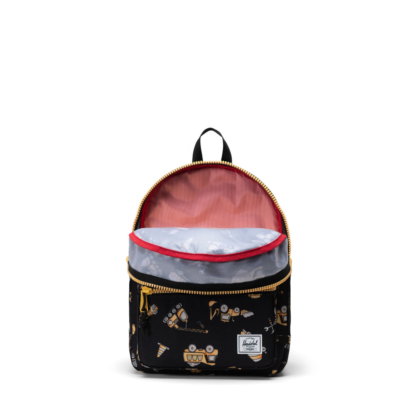 Siyah Construction Site Herschel Heritage Çocuk Su İtici Kumaş Sırt Çantası, 15 L