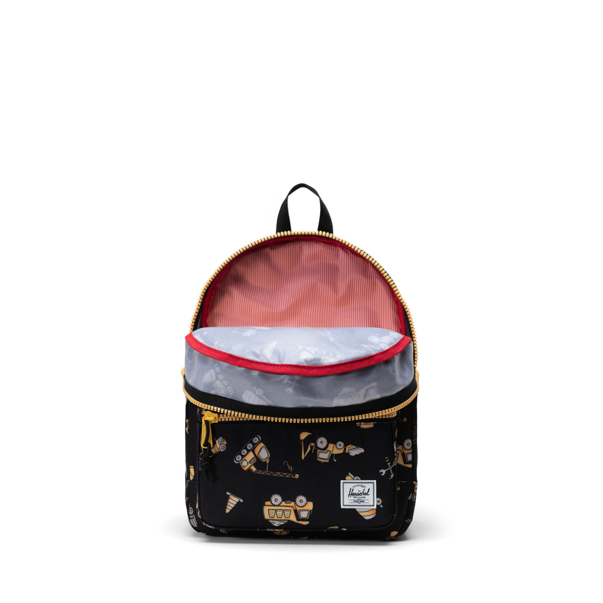 Siyah Construction Site Herschel Heritage Çocuk Su İtici Kumaş Sırt Çantası, 15 L