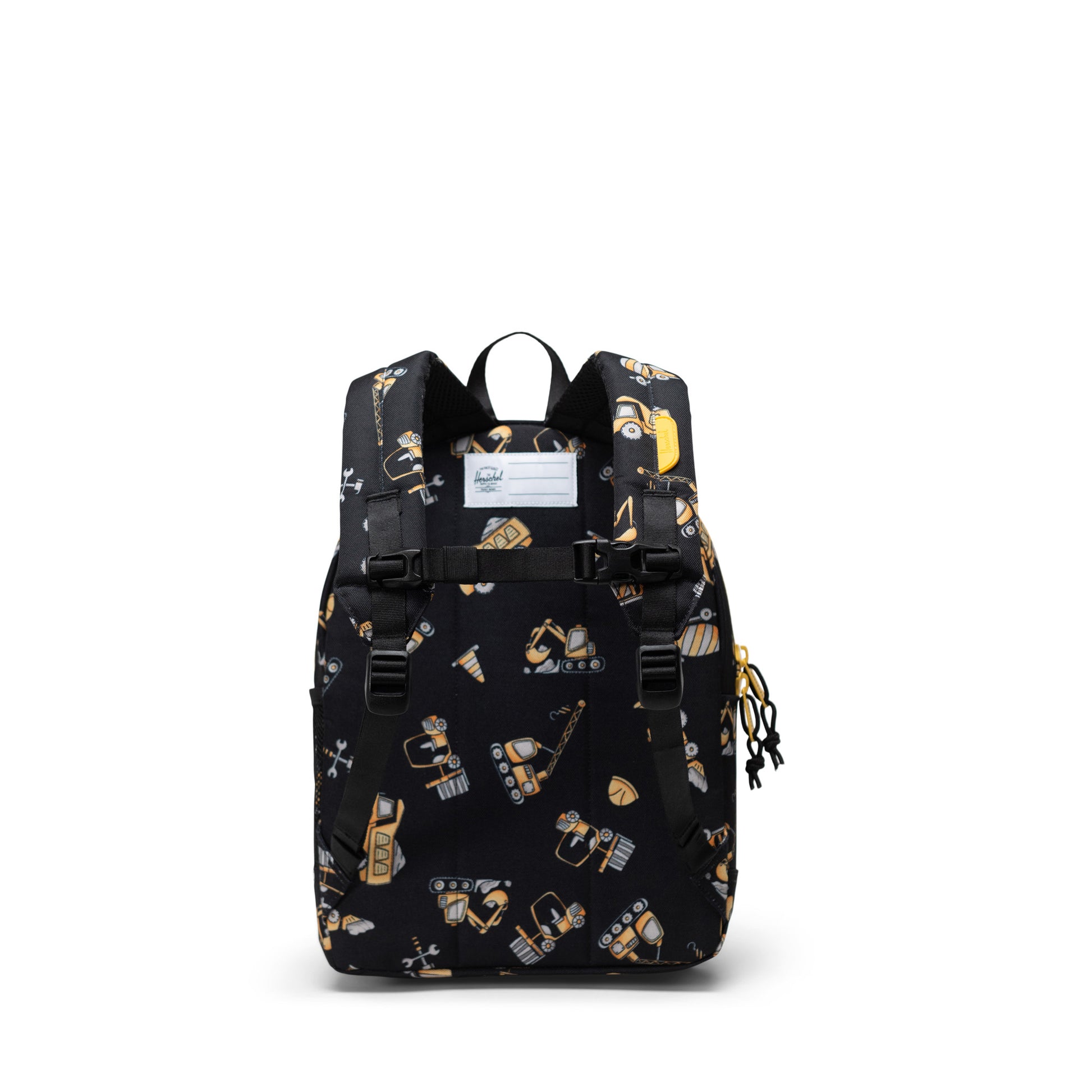Siyah Construction Site Herschel Heritage Çocuk Su İtici Kumaş Sırt Çantası, 15 L