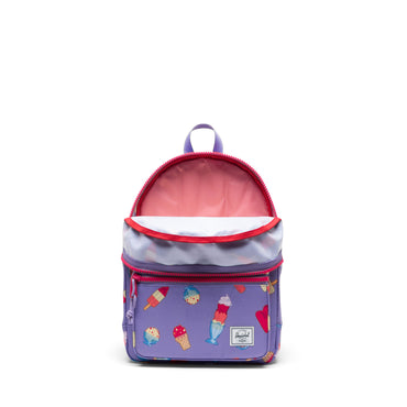 Lila Keepin' Cool Herschel Heritage Çocuk Su İtici Kumaş Sırt Çantası, 15 L