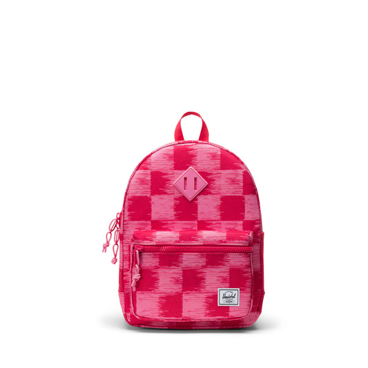 Dama Desenli Pembe Herschel Heritage Çocuk Su İtici Kumaş Sırt Çantası, 15 L