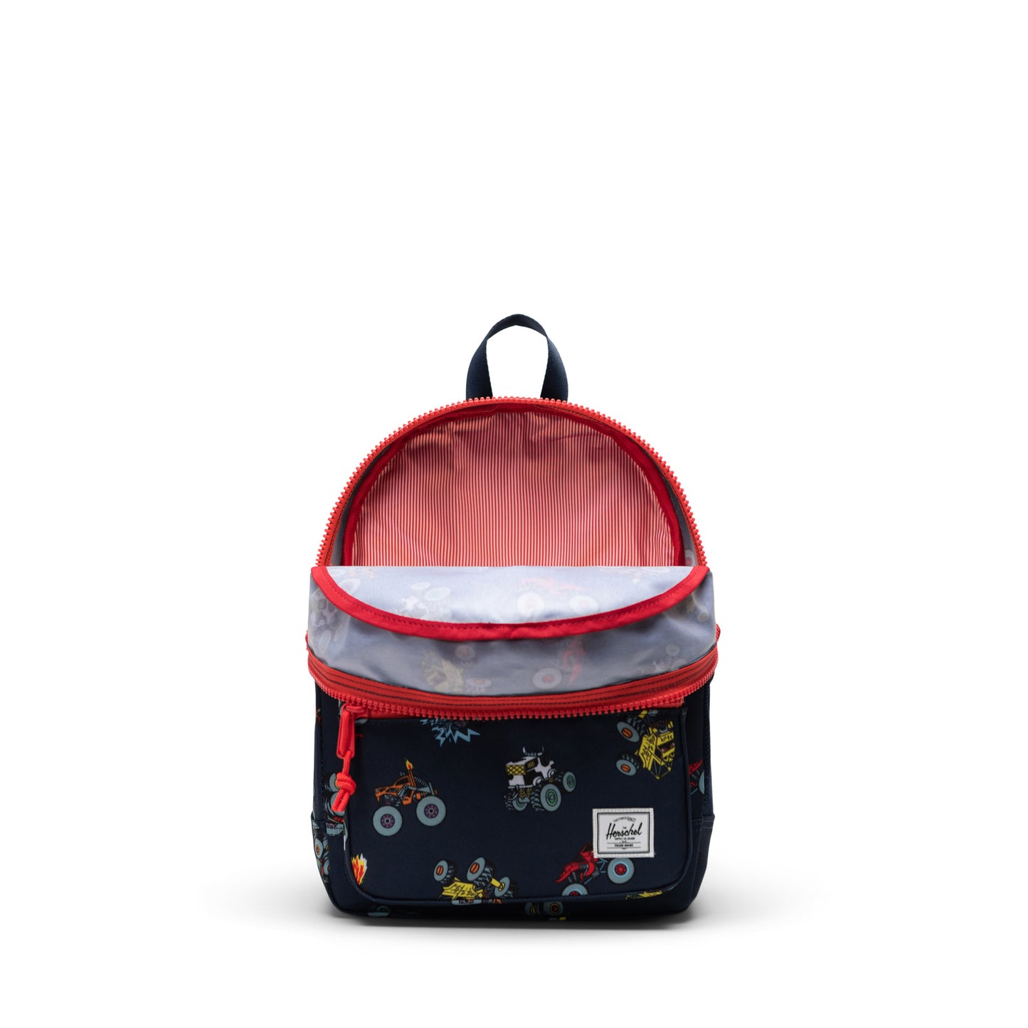Lacivert - Monster Trucks Herschel Heritage Çocuk Su İtici Kumaş Sırt Çantası, 15 L