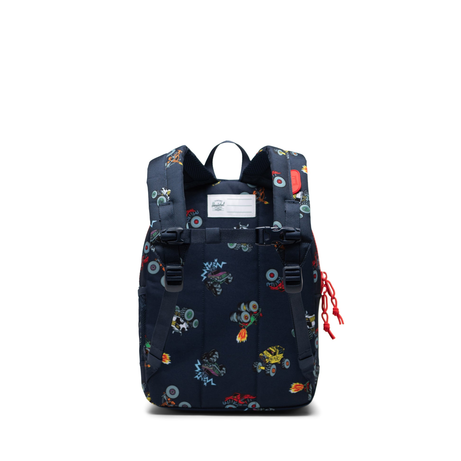 Lacivert - Monster Trucks Herschel Heritage Çocuk Su İtici Kumaş Sırt Çantası, 15 L