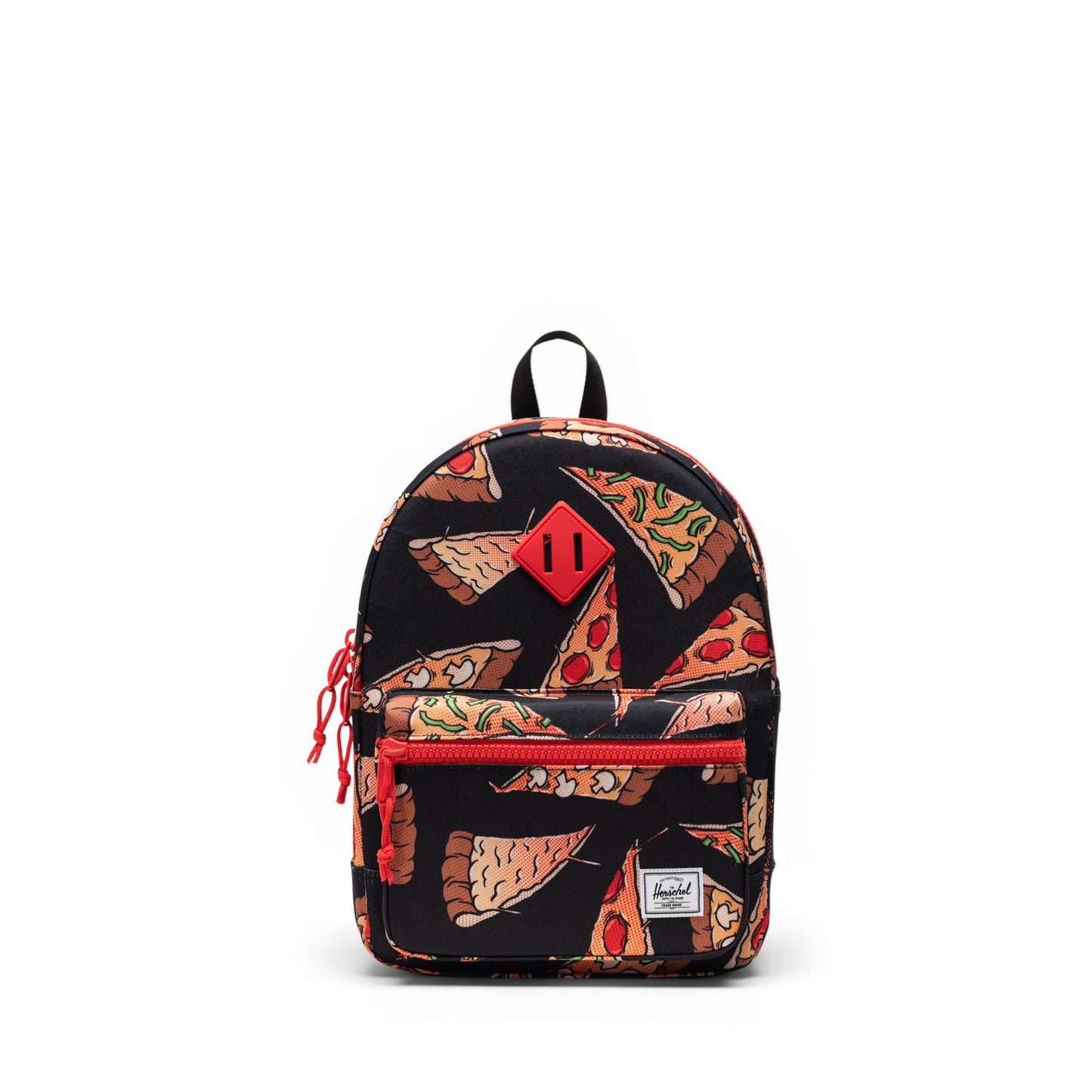Pizza Desenli Herschel Heritage Çocuk Su İtici Kumaş Sırt Çantası, 15 L