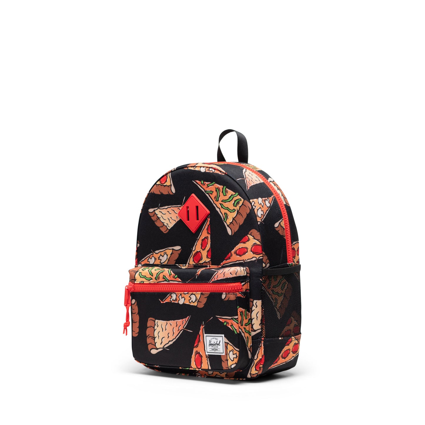Pizza Desenli Herschel Heritage Çocuk Su İtici Kumaş Sırt Çantası, 15 L