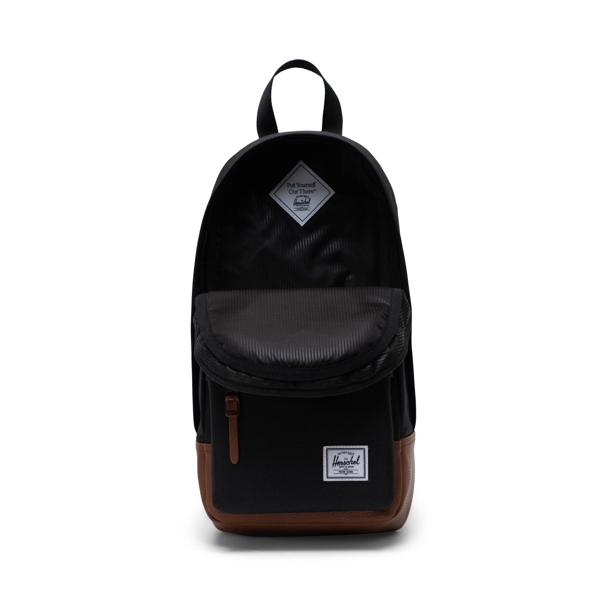 Siyah-Taba Herschel Heritage Omuz Çantası
