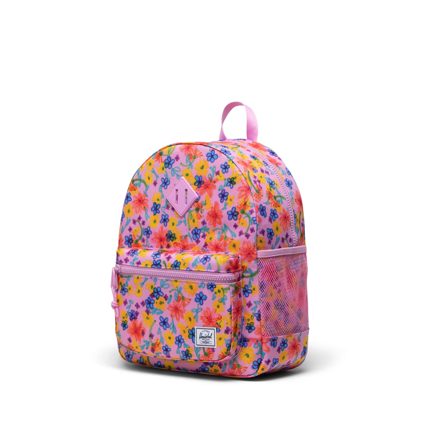 Renkli Çiçekli Pembe Herschel Heritage Genç Sırt Çantası