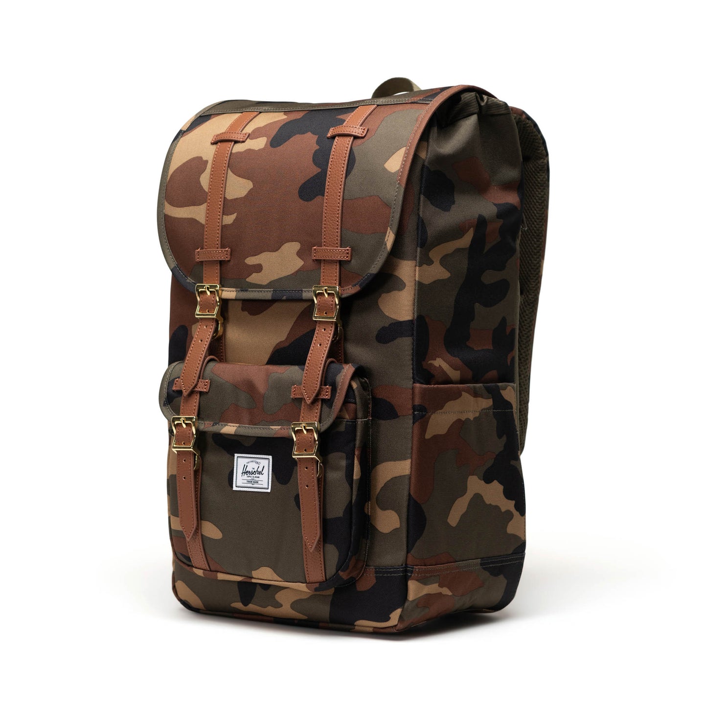 Kamuflaj Herschel Little America Su İtici Kumaş Sırt Çantası, 16" Laptop Uyumlu, 30 L