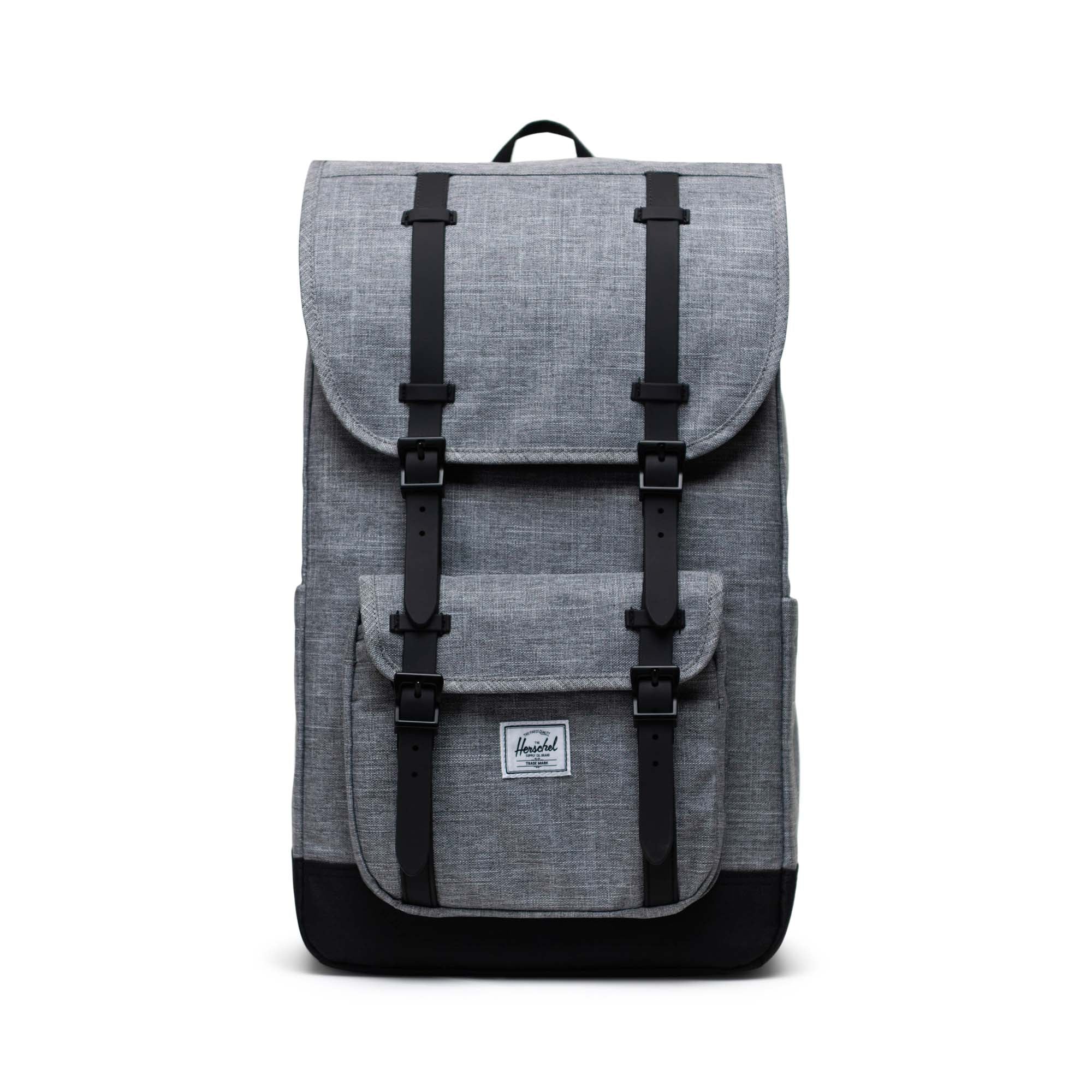 Kırçıllı Antrasit Herschel Little America Su İtici Kumaş Sırt Çantası, 16" Laptop Uyumlu, 30 L